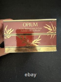 Vintage YSL Opium Perfumed Dusting Powder 5.2 oz 150g Sealed Yves Saint Laurent