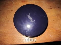 Vintage YSL Opium Perfumed Dusting Powder Talc 150g Tin Perfumes Corp. With puff