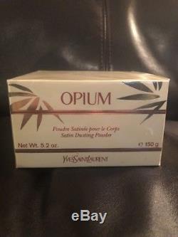 Vintage YSL Yves Saint Laurent Perfumed Opium Satin Dusting Powder 5.2 oz 150ml