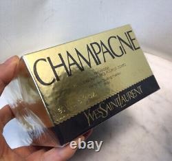 Vintage YVES SAINT LAURENT Champagne Perfumed Dusting Powder Refill 5.2 Oz 150g