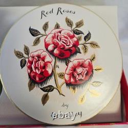 Vintage Yardley Red Roses 3.5 oz Cologne Dusting Powder Set FULL Sealed Box