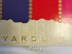 Vintage Yardley Red Roses 3.5 oz Cologne Dusting Powder Set FULL Sealed Box