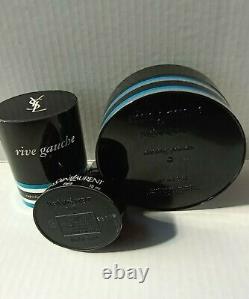 Vintage Ysl Rive Gauche Dusting Powder+ Pure Perfume 7.5 ml & + Free Shipping