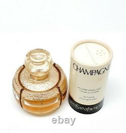 Vintage Yves Saint Laurent Champagne Eau de Toilette Dusting Powder Lot Pre-Owne