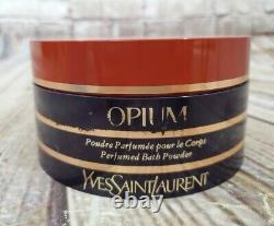 Vintage Yves Saint Laurent OPIUM Perfumed Dusting Powder 6oz