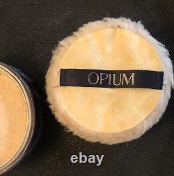 Vintage Yves Saint Laurent Opium Perfume Bath Dusting Powder 4OZ- RARE