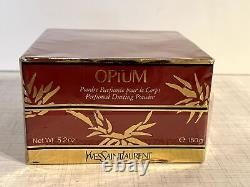 Vintage Yves Saint Laurent Opium Perfumed Dusting Body Powder 5.2 oz NEW SEALED