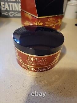 Vintage Yves Saint Laurent Opium Perfumed Dusting Powder 5.2oz/150g NEW OPEN BOX