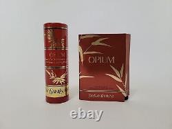 Vintage Yves Saint Laurent Opium Perfumed Dusting Powder. 75oz/22g & EDT Spray