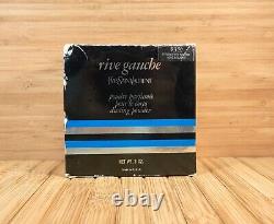 Vintage Yves Saint Laurent Rive Gauche, Perfume Dusting Powder, 3 oz Boxed