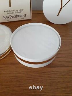 Vintage Yves Saint Laurent Y Perfume Dusting Powder New In Box With Rare