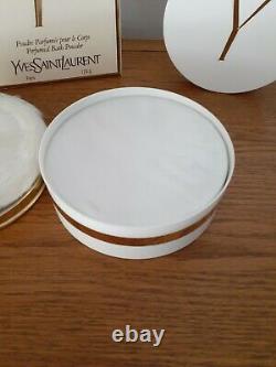 Vintage Yves Saint Laurent Y Perfume Dusting Powder New In Box With Rare