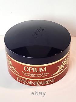 Vintage Yves Saint Laurent YSL OPIUM Perfumed Body Dusting Powder SEALED 5.2 oz