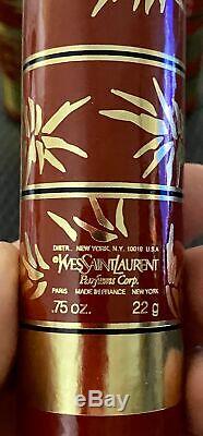 Vintage Yves Saint Laurent YSL Opium Dusting Powder 0.7 to 1.25 oz +Perfume Soap