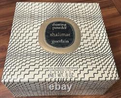 Vntg NIB SHALIMAR by GUERLAIN Perfumed Bath Dusting Powder 8 oz New Sealed NOS