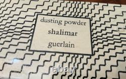 Vntg NIB SHALIMAR by GUERLAIN Perfumed Bath Dusting Powder 8 oz New Sealed NOS