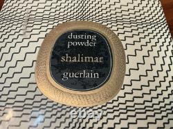 Vntg NIB SHALIMAR by GUERLAIN Perfumed Bath Dusting Powder 8 oz New Sealed NOS