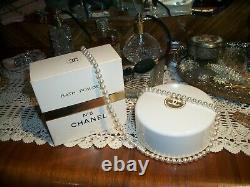 Vtg 2 Boxes Chanel No5 After Bath Perfumed Dusting Powder Near 1Lb Free Shipping