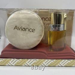 Vtg Aviance Perfumed Dusting Powder 5 Oz & Spray Cologne 1.7 PRINCE MATCHABELLI