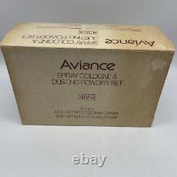 Vtg Aviance Perfumed Dusting Powder 5 Oz & Spray Cologne 1.7 PRINCE MATCHABELLI