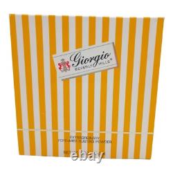 Vtg Giorgio Beverly Hills Extraordinary Perfumed Dusting Powder 5oz NOS Sealed
