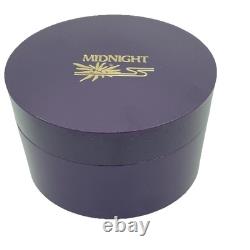Vtg Midnight Perfumed Dusting Powder Puff Charles of the Ritz 4oz NOS Rare