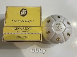 Vtg NINA RICCI L'AIR DU TEMPS PERFUMED DUSTING POWDER 200g-7oz