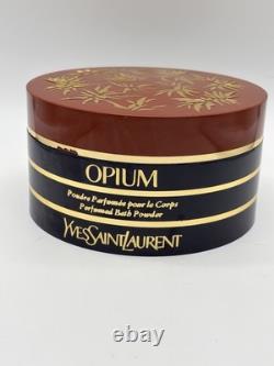 Vtg Opium By Yves Saint Laurent YSL 6 oz Perfumed Bath Dusting Body Powder NEW