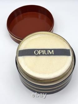 Vtg Opium By Yves Saint Laurent YSL 6 oz Perfumed Bath Dusting Body Powder NEW