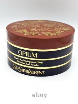 Vtg Opium By Yves Saint Laurent YSL 6 oz Perfumed Bath Dusting Body Powder NEW