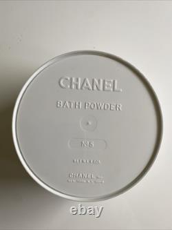 Vtg Original Chanel No 5 Perfumed Dusting Powder With Puff & Screen