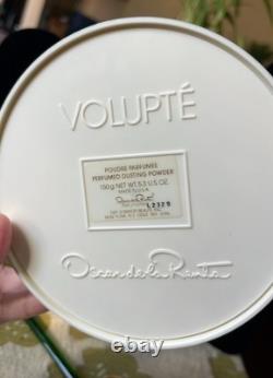 Vtg Oscar de la Renta Volupté Perfumed Dusting Powder 5.3oz Discontinued USA
