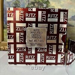 Vtg RITZ By Charles Of The Ritz Bath Body Dusting Perfumed Powder 7 oz NEW+Puff