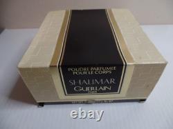 Vtg SHALIMAR by GUERLAIN Perfumed Bath Dusting Powder 8 oz 227g unused in box