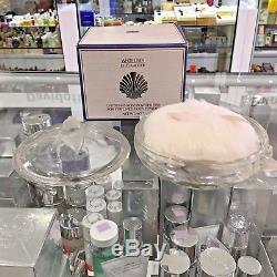 White Linen Christmas Rose Dish For Perfumed Dusting Powder 4 Oz By Estee Lauder