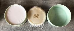 Wind Song Set Dusting Powder + 3 Rare TALC With Silk Vintage Perfumed New