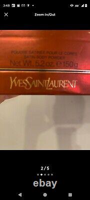 Women's fragrance YSL OPIUM 5.2 Oz Body Dusting Powder W Puff And Screen In Box