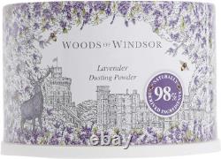Woods of Windsor Lavender Body Dusting Powder with Puff for Women, 3.5 Ounce