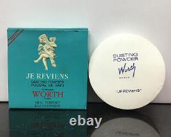 Worth'JE Reviens' Dusting Powder Refill 5oz/150g New In Box VINTAGE