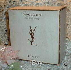 Y YSL Yves Saint Laurent 8 oz SEALED Perfumed Dusting Bath Powder Vintage
