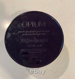 YSL Opium 6oz Perfumed Bath Powder Dusting Powder SEALED VINTAGE NEW