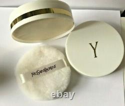 YSL Vintage Perfume Dusting Powder Bath Talc New Unopened 3 oz Rare Item Scent Y