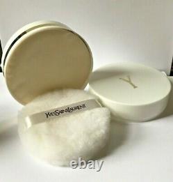 YSL Vintage Perfume Dusting Powder Bath Talc New Unopened 3 oz Rare Item Scent Y