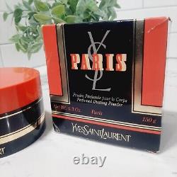 YVES SAINT LAURENT YSL Paris Perfumed Dusting Powder 5.3 Oz (Open Box Read)