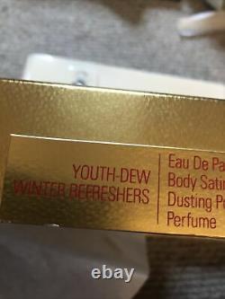 Youth Dew gift set Parfum Perfume body satinee dusting powder EDP winter refresh