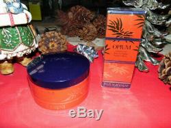 Ysl Opium Body/dusting Powder 5.2 Oz 150 Grams Sealed And Perfume 1.6 Oz Sealed