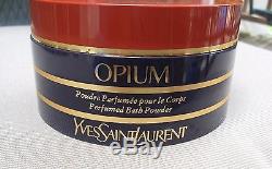 Ysl Yves St Laurent Opium Perfumed Dusting Powder Huge 6 Ounces. New & Sealed