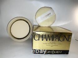 Yves Saint Laurent Champagne Perfume Dusting Powder Refill 5.2 Oz Vintage Rare