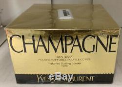 Yves Saint Laurent Champagne Perfumed Dusting Powder 5.2 oz Recharge Refill Rare