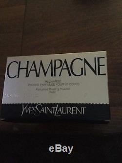 Yves Saint Laurent'Champagne' Perfumed Dusting Powder 5.2oz/150 g, New In BOX